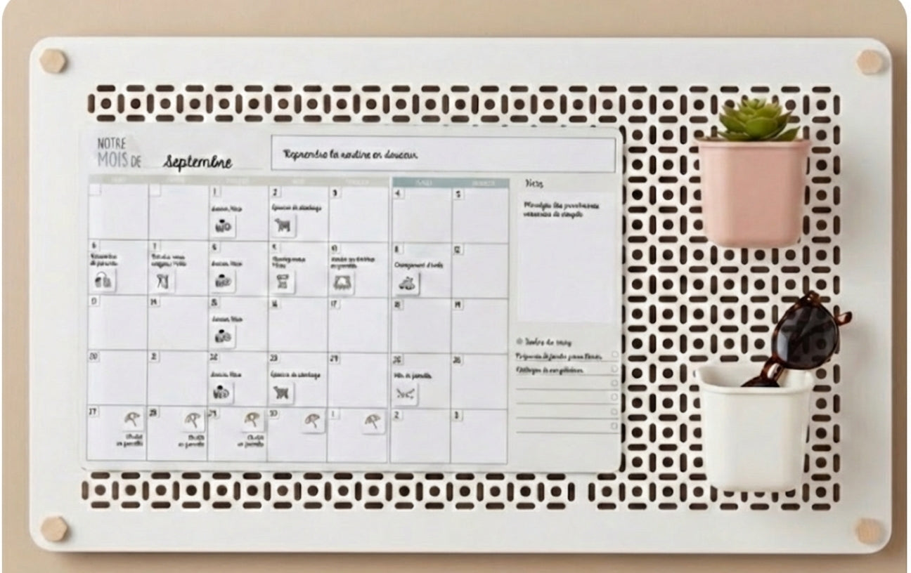 Le Jaseux - Tableau magnétique perforé