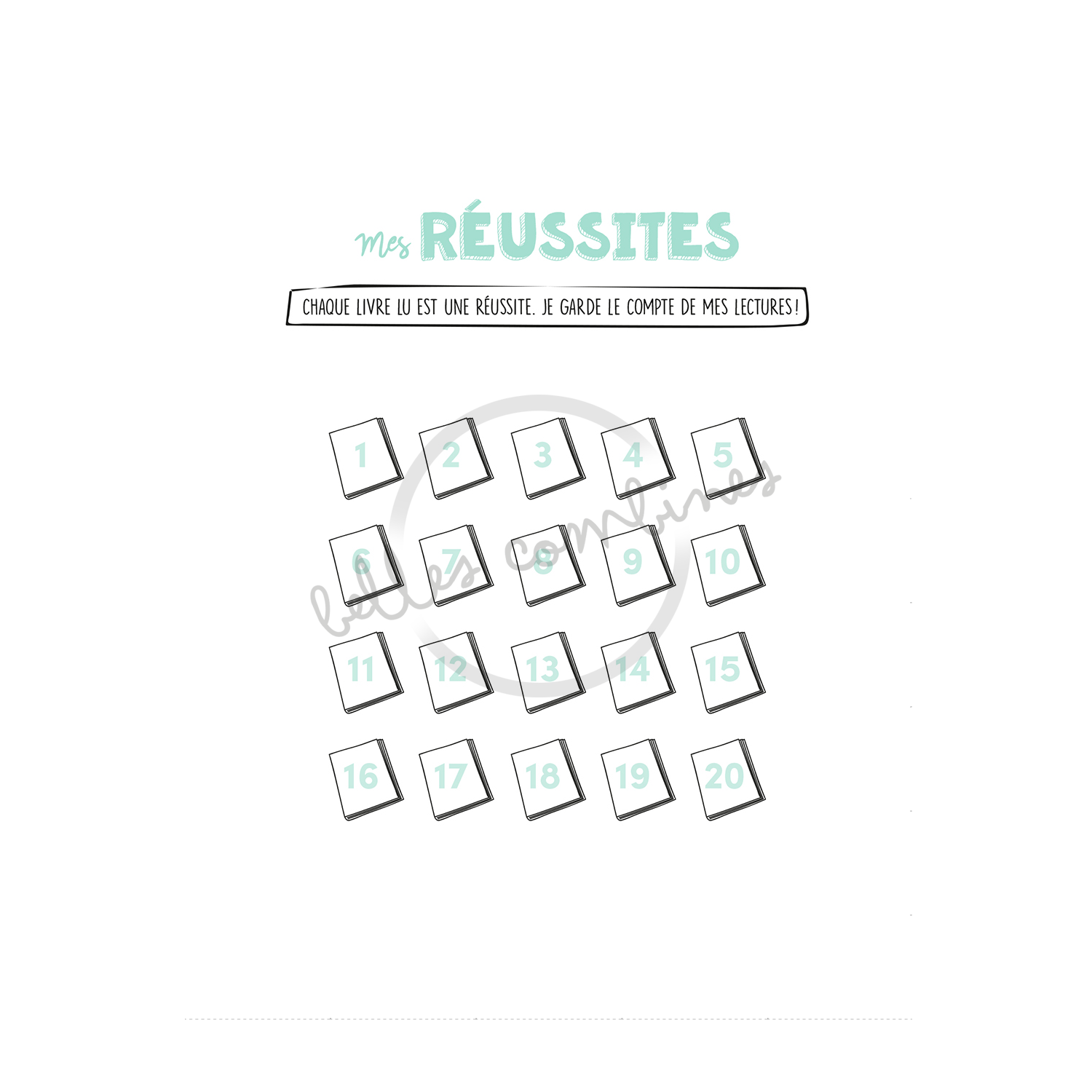 Version française des réussites en lecture du cahier Lire, c&