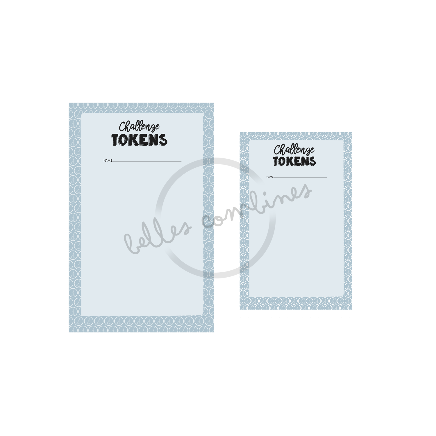 English version of the document to print Our family challenges made by Les Belles Combines