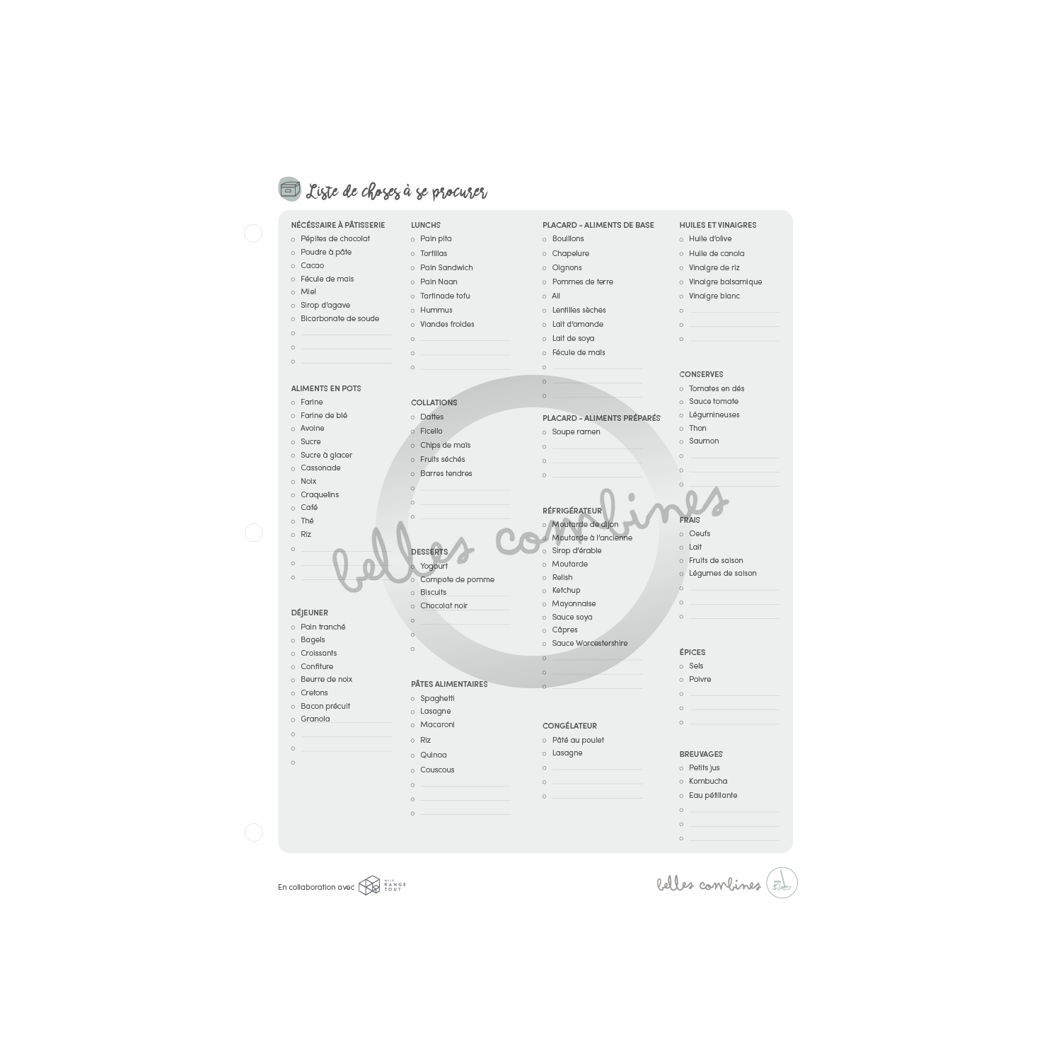 1 piece/month vestibule challenge