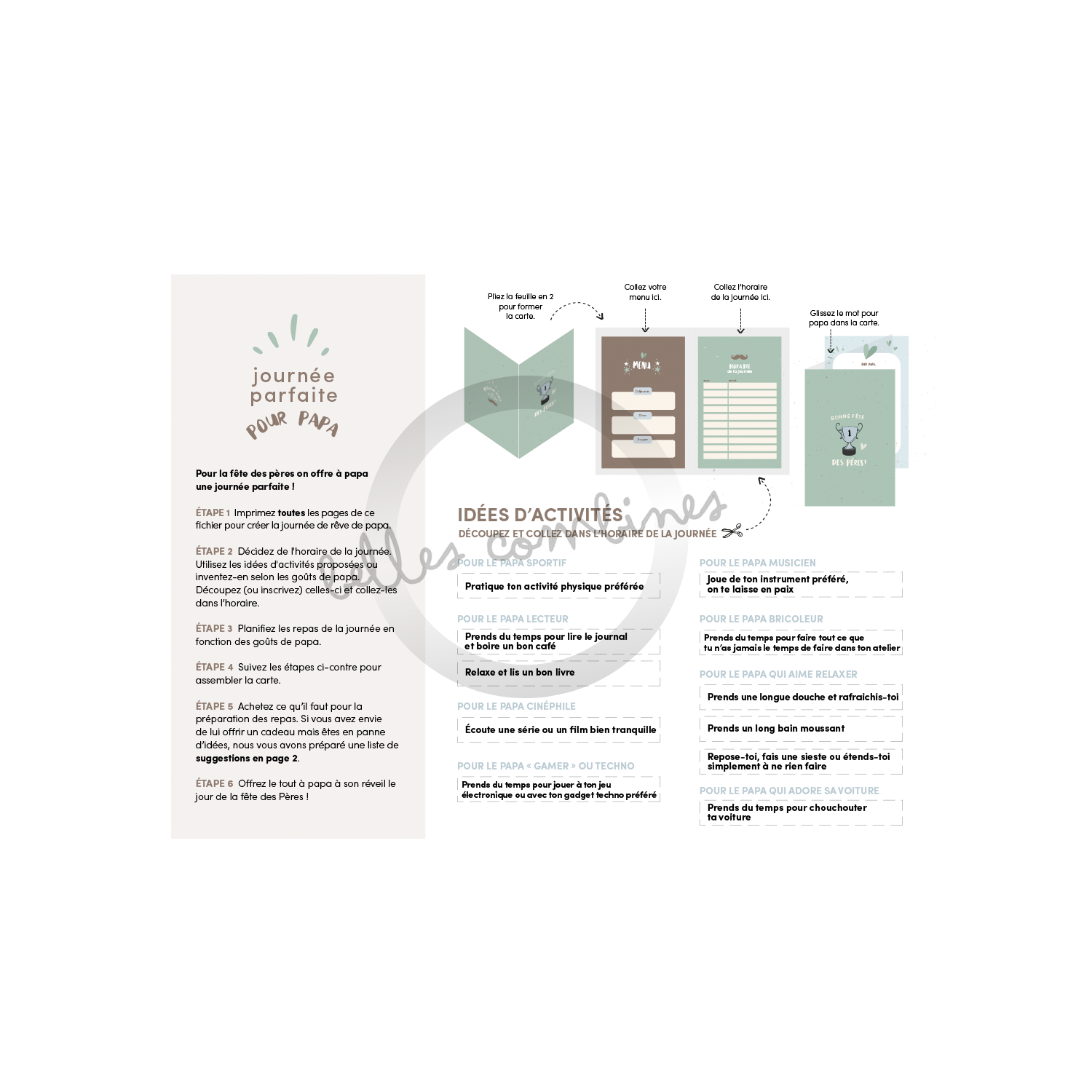 Une journée de rêve pour la fête des Pères