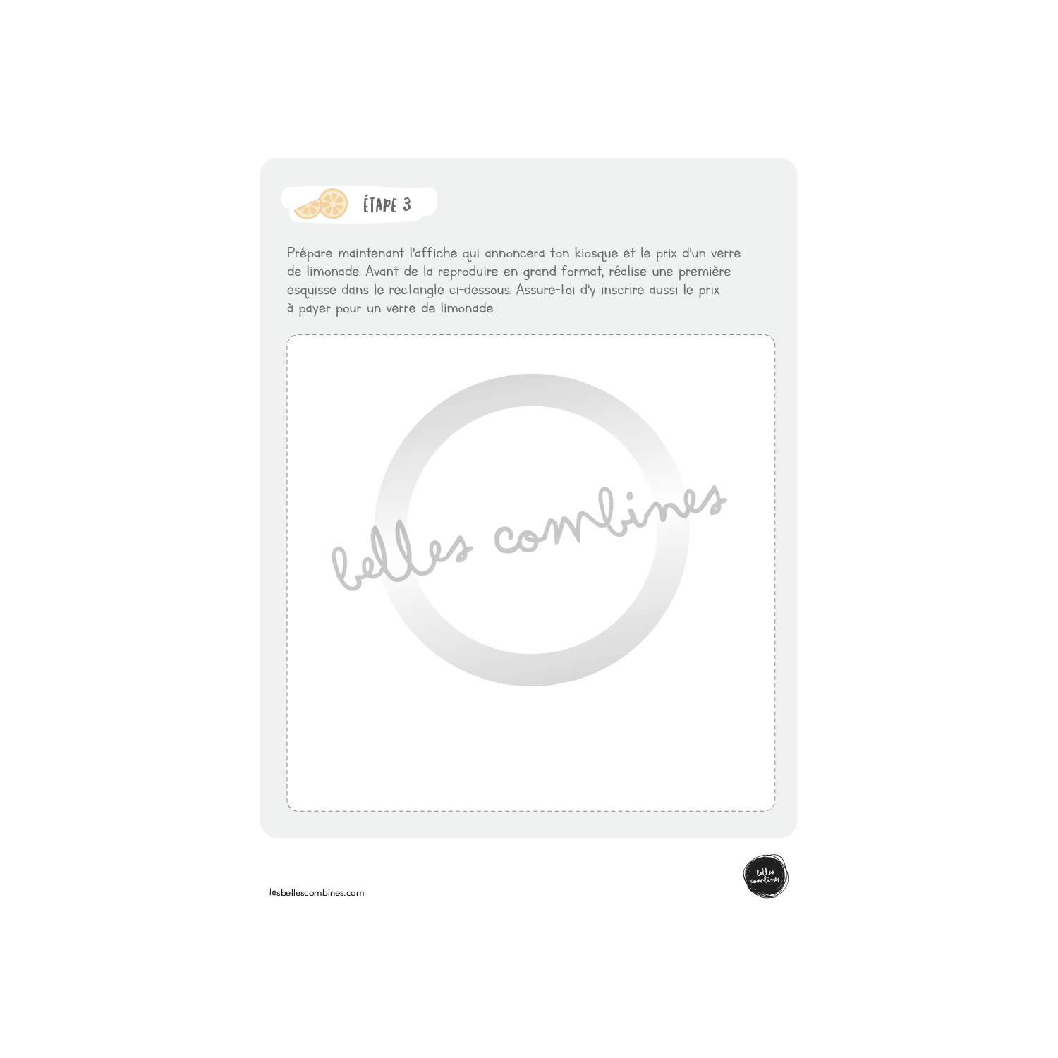 Mon kiosque à limonade