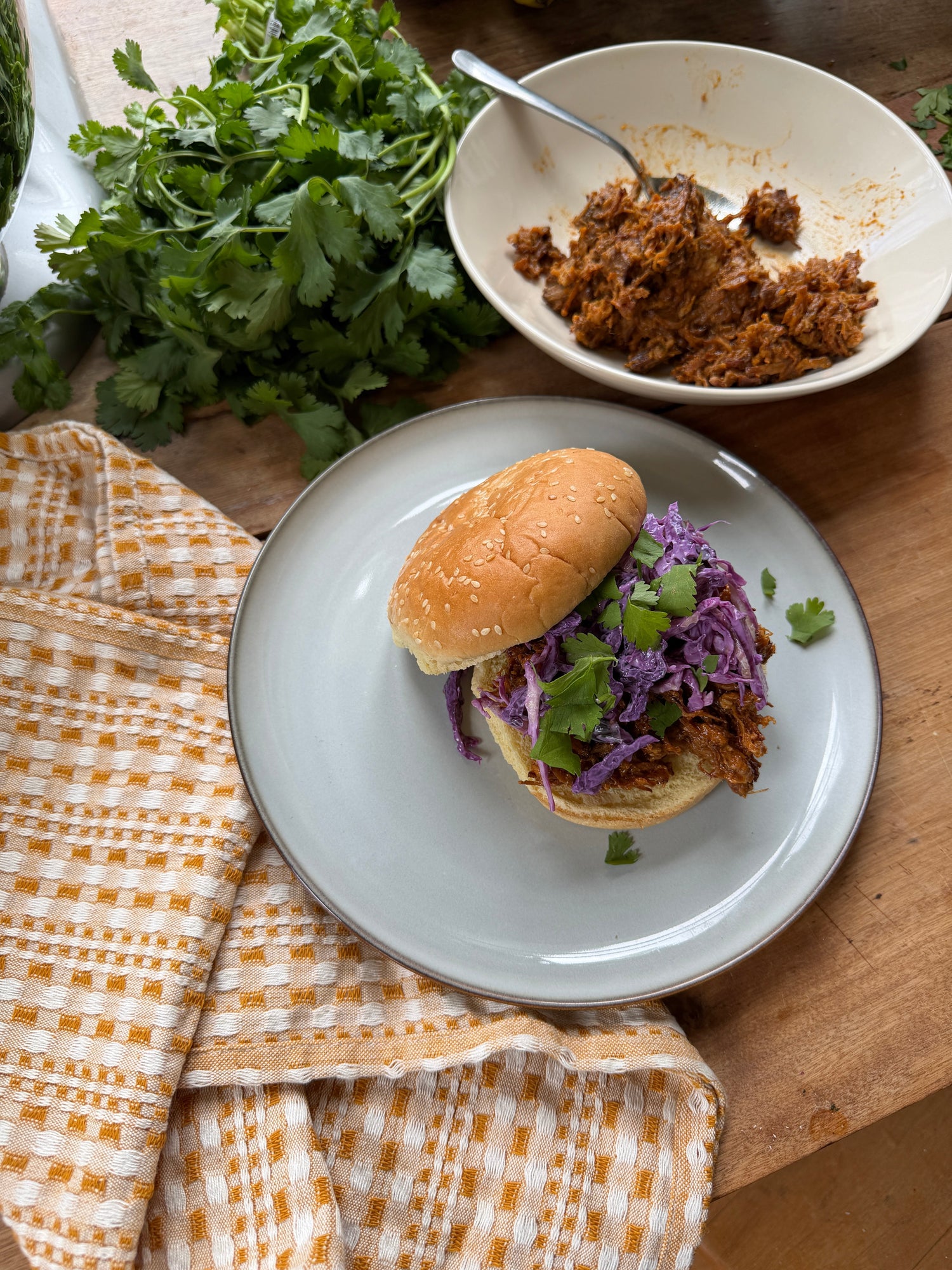 Effiloché de porc barbecue à la mijoteuse (pulled pork)