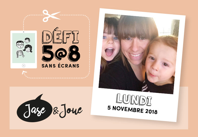 Joue et Jase avec Vanessa Giguère - Entrevue réalisée dans le cadre du Défi 5@8 sans écrans