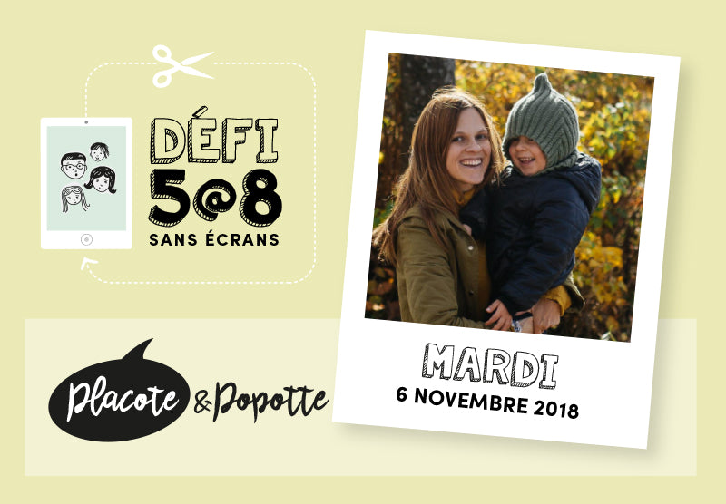 Placote et popote avec Élisabeth Simard - Entrevue réalisée dans le cadre du Défi 5@8 sans écrans