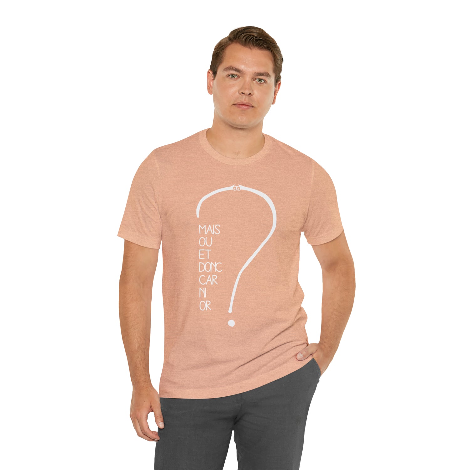 T-shirt Adulte Unisexe - Mais où et donc car ni or