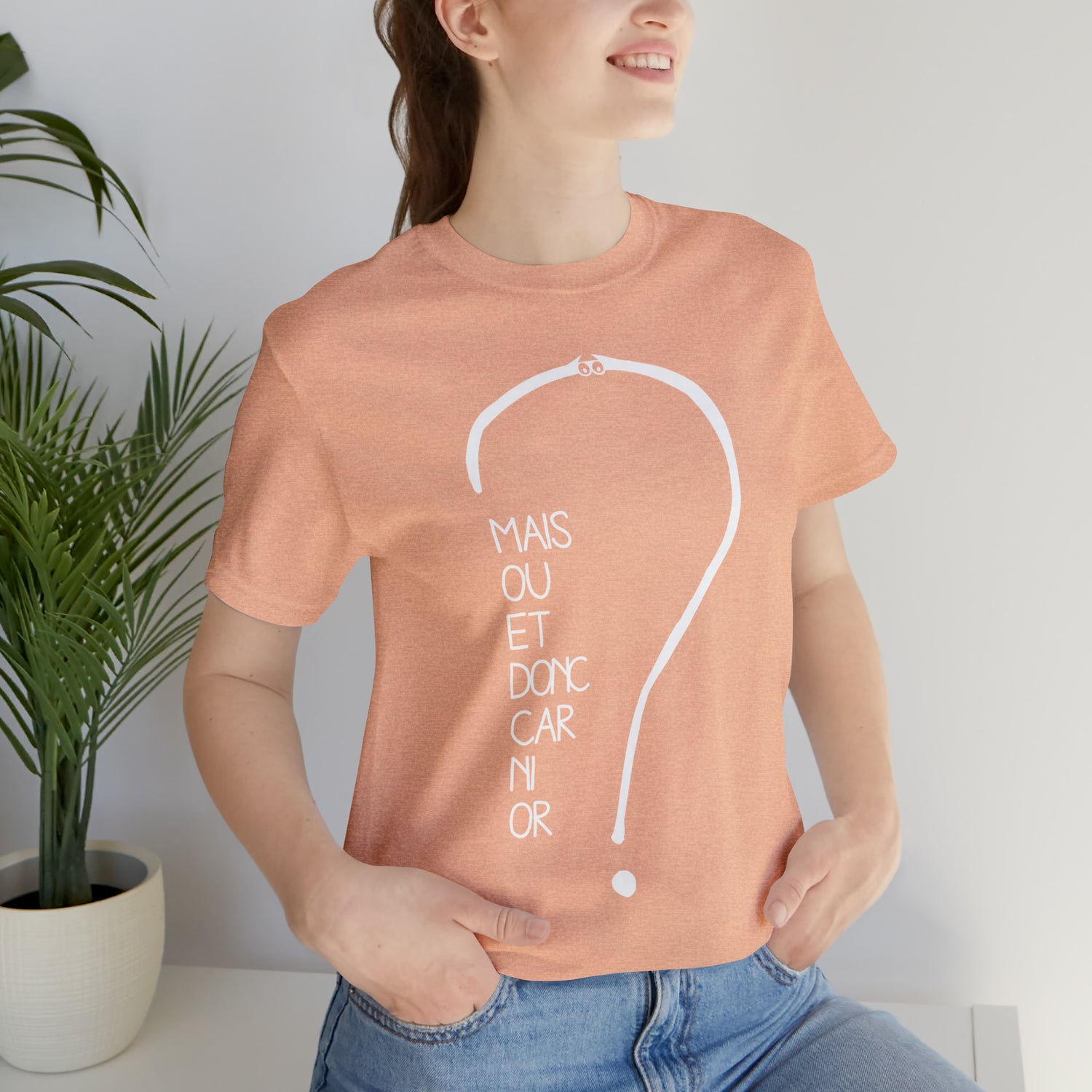 T-shirt Adulte Unisexe - Mais où et donc car ni or