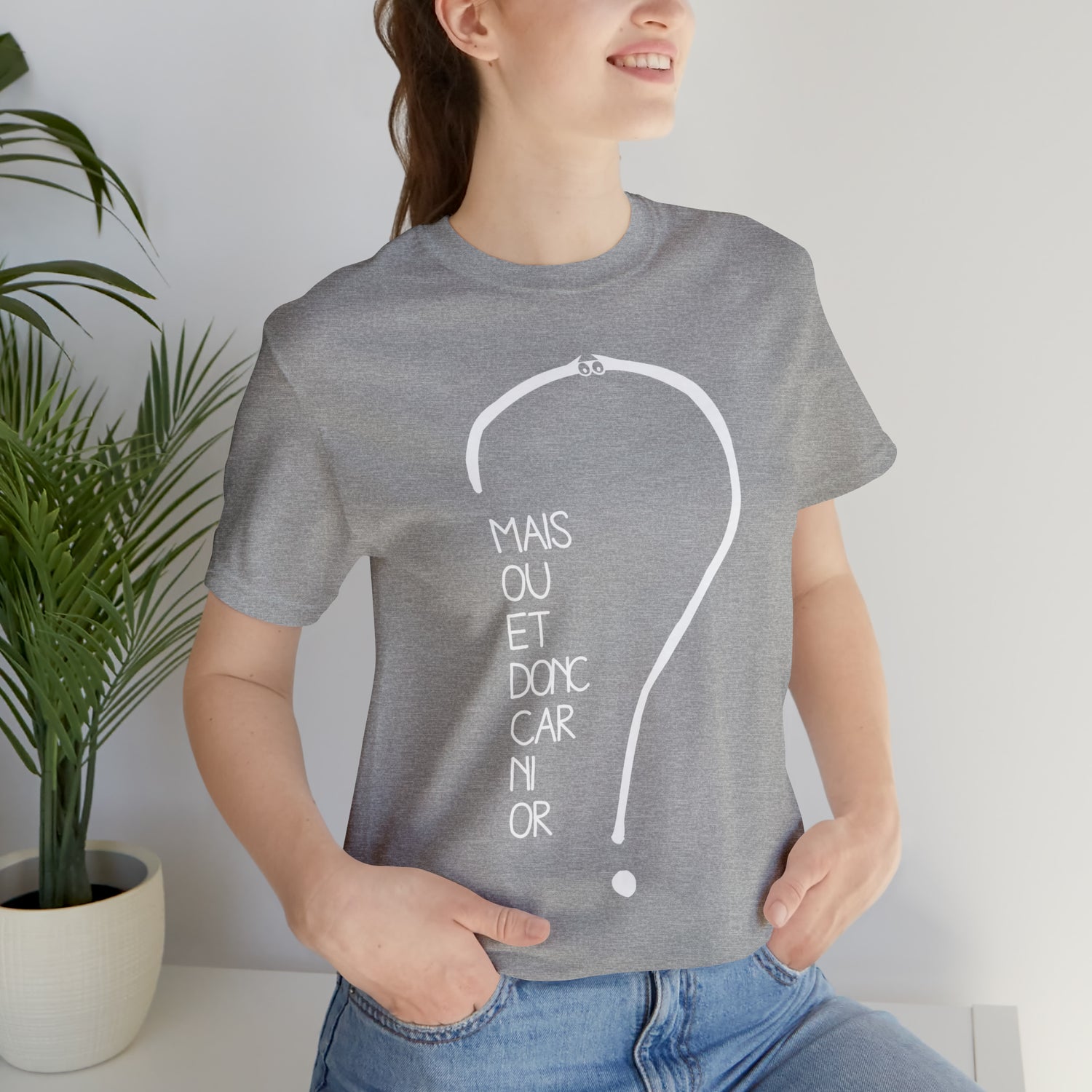 T-shirt Adulte Unisexe - Mais où et donc car ni or