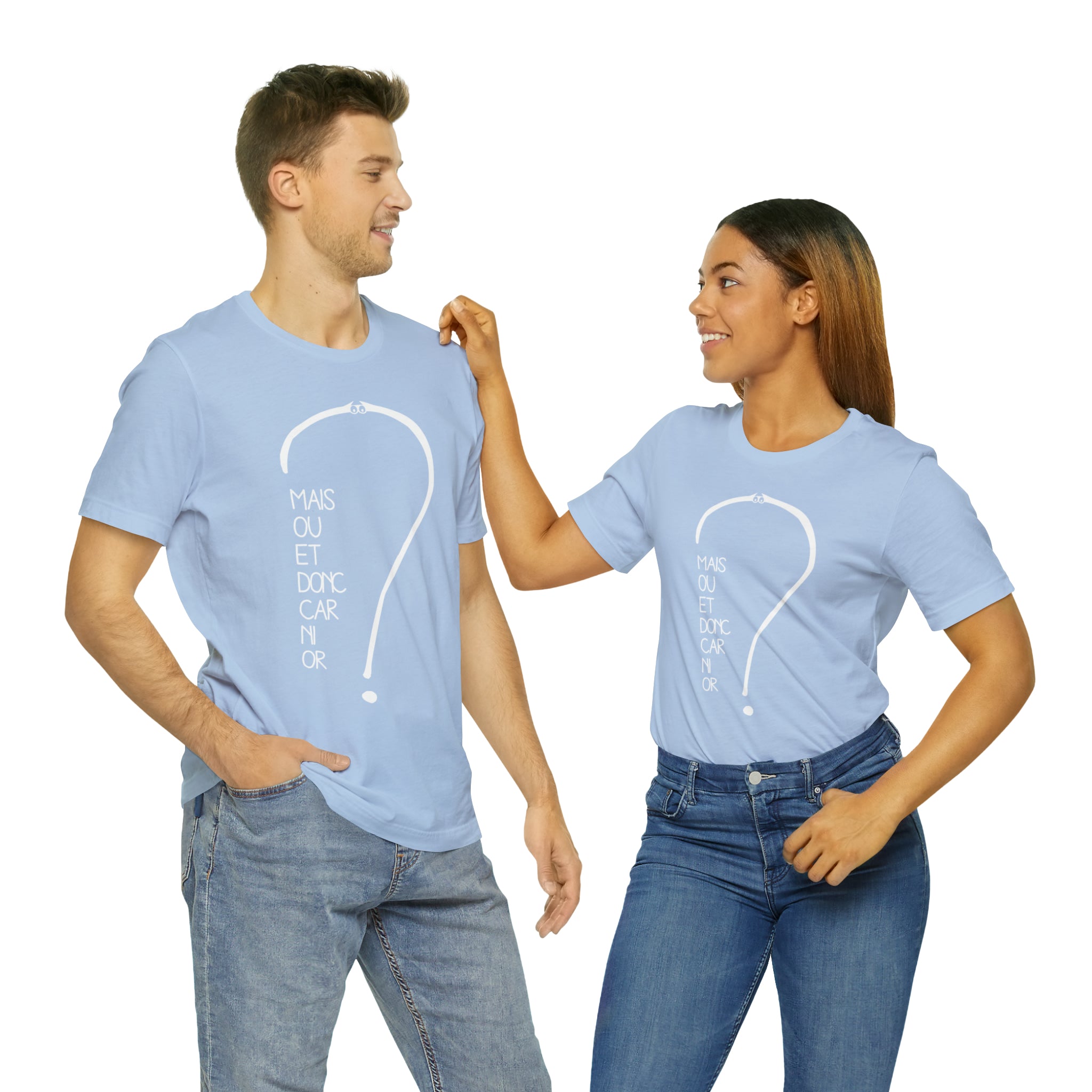 T-shirt Adulte Unisexe - Mais où et donc car ni or