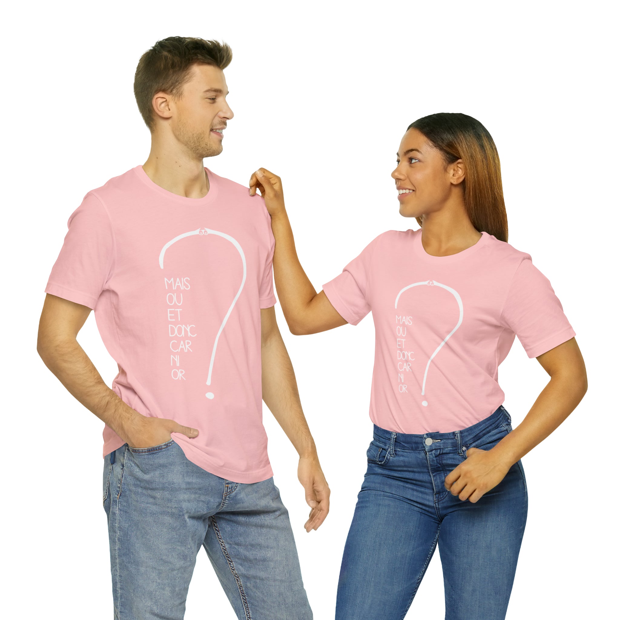 T-shirt Adulte Unisexe - Mais où et donc car ni or