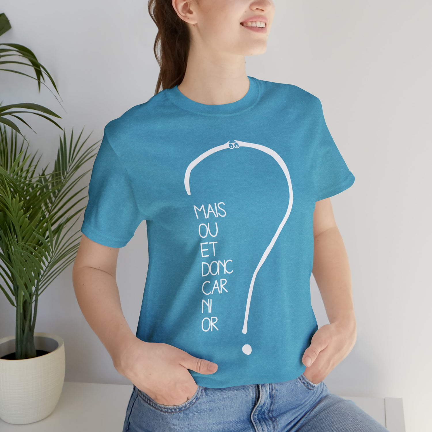 T-shirt Adulte Unisexe - Mais où et donc car ni or