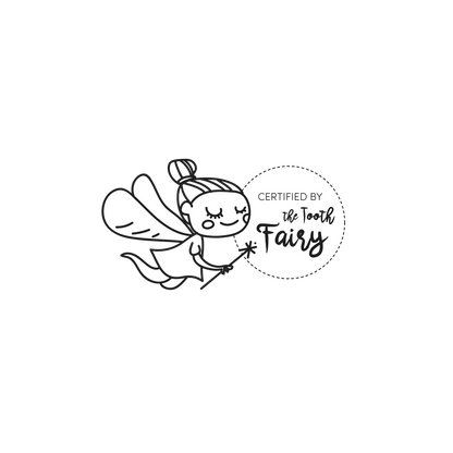 English version of the logo of the tooth fairy receipt to print made by Les Belles Combines