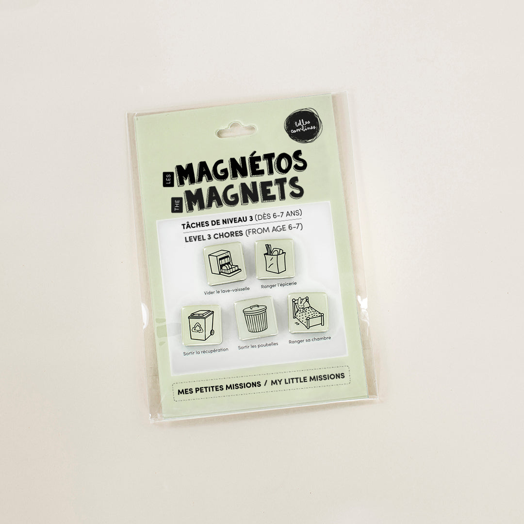 Les Magnetos Small missions - Level 3 tasks (6-7 years) - BILINGUAL