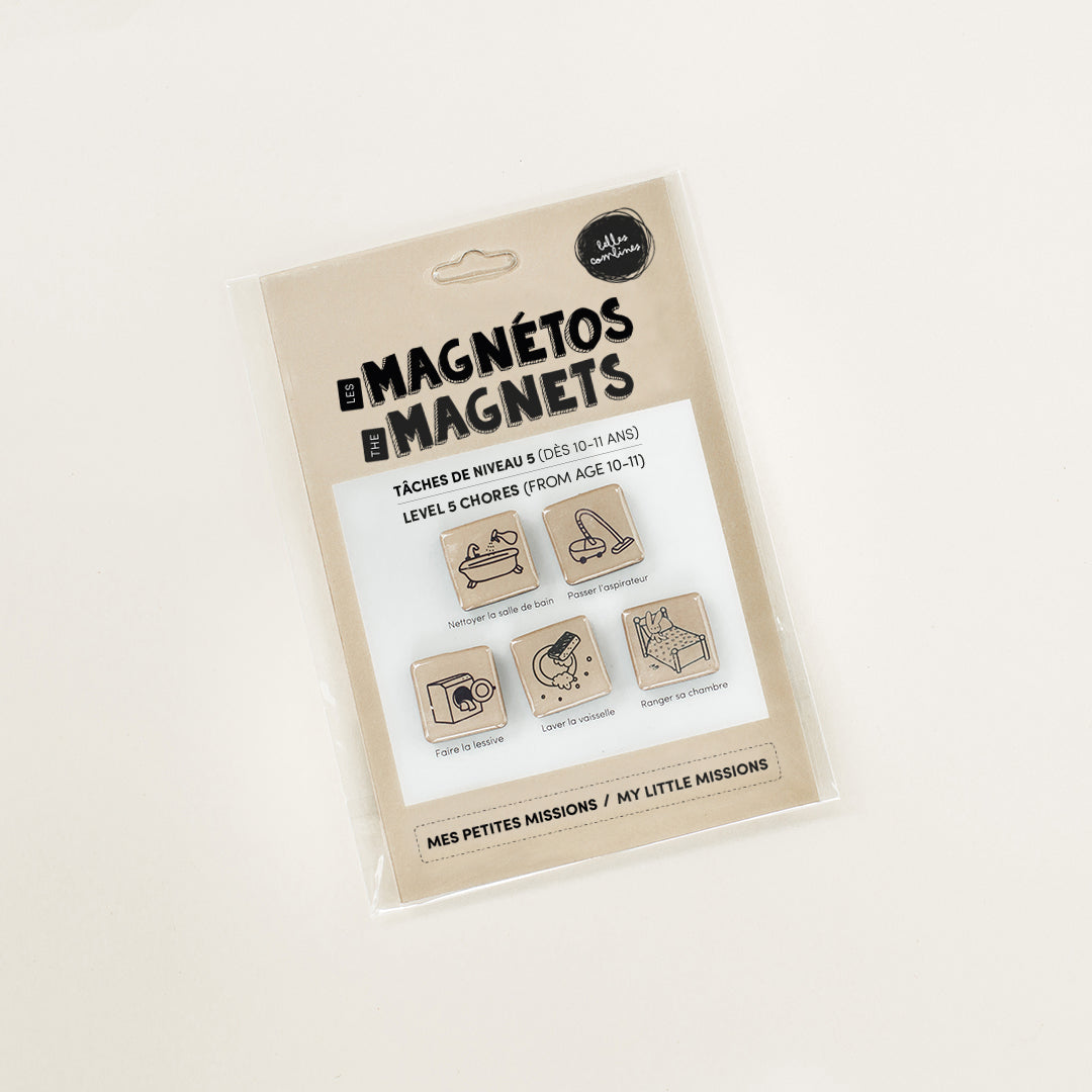 Les Magnetos Small missions - Level 5 tasks (10-11 years old) - BILINGUAL